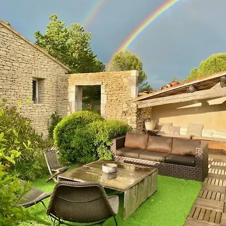 Villa sous la tonnelle à Gordes Extérieur photo